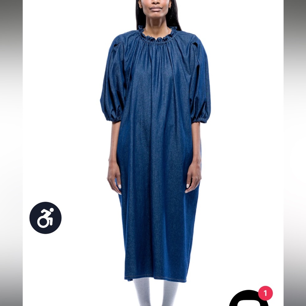 Toit volant moonrise 2.0 dark indigo denim dress XS/s